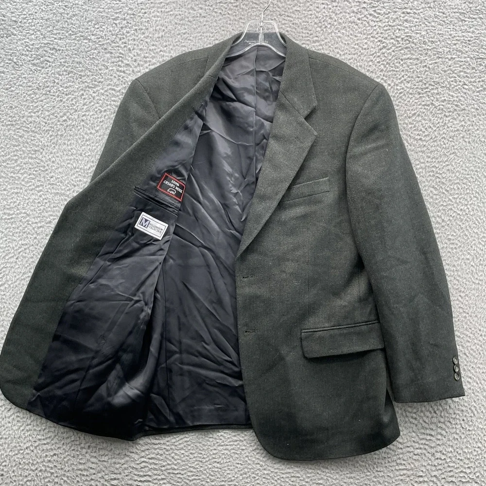 Millennium Collection Blazer Mens 40R 100% LambsWool Herringbone Corpcore Career